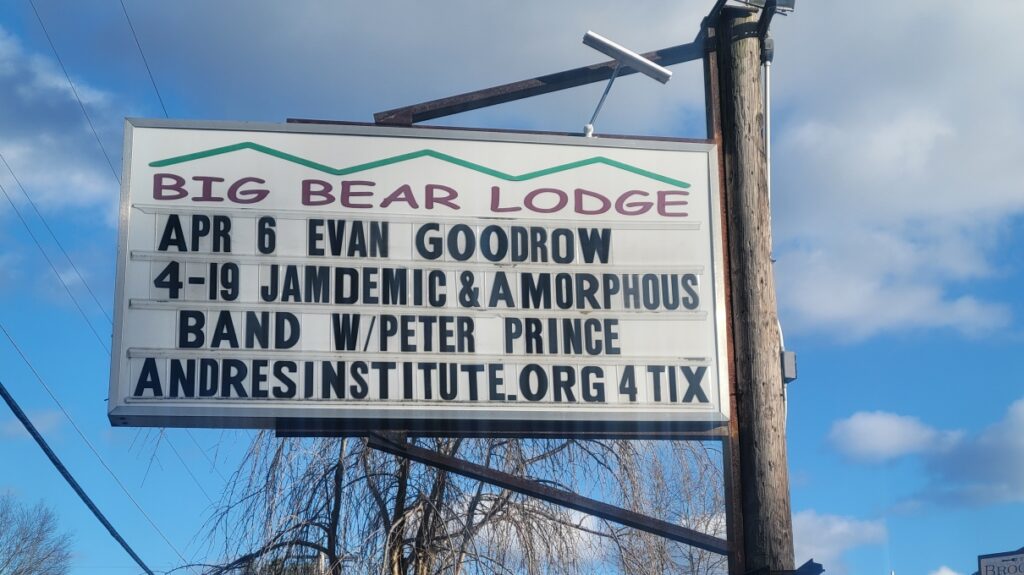 Jamdemic with Amorphous Band and Peter Prince of Moon Boot Lover at Big Bear Lodge in Brookline NH