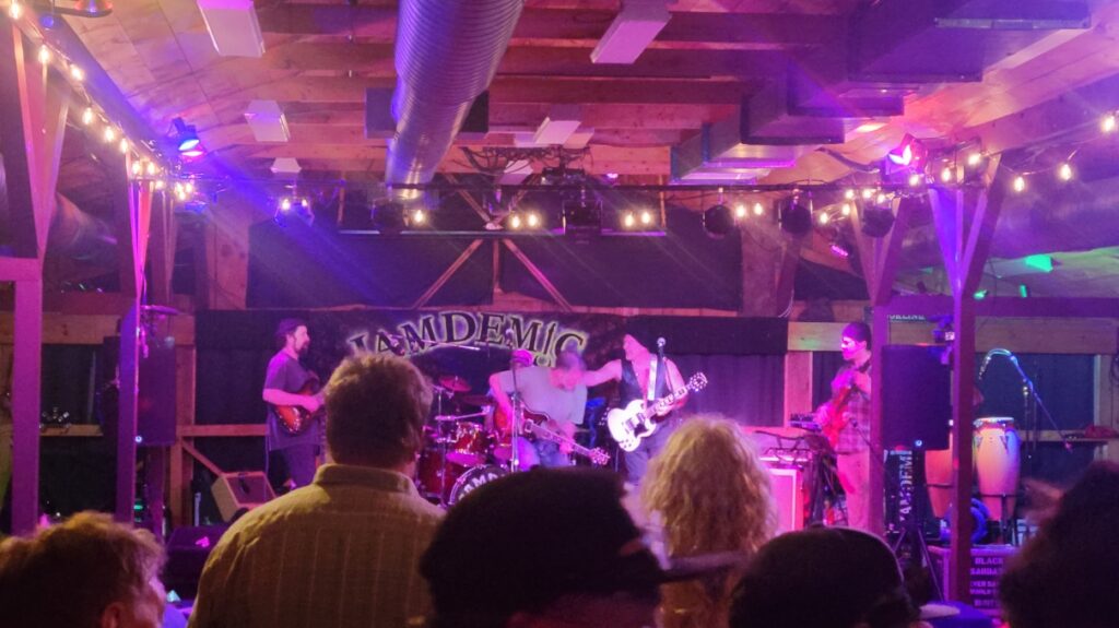 Joe Birch of Jamdemic joins Amorphous Band and Peter Prince at Big Bear Lodge